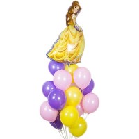 Воздушные шары Красавица и Чудовище с принцессой №189