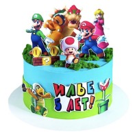 Торт Марио на 5 лет №3412