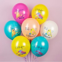 Воздушные шарики с птичкой на 8 марта №437
