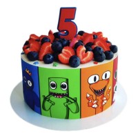 Торт Rainbow Friends на день рождения 5 лет №3624