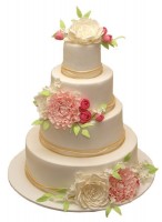 Торт свадебный №857