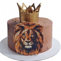 Торт Лев с короной №1901