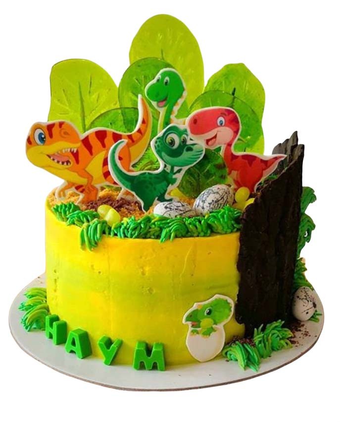 Торт с динозавриками №2535