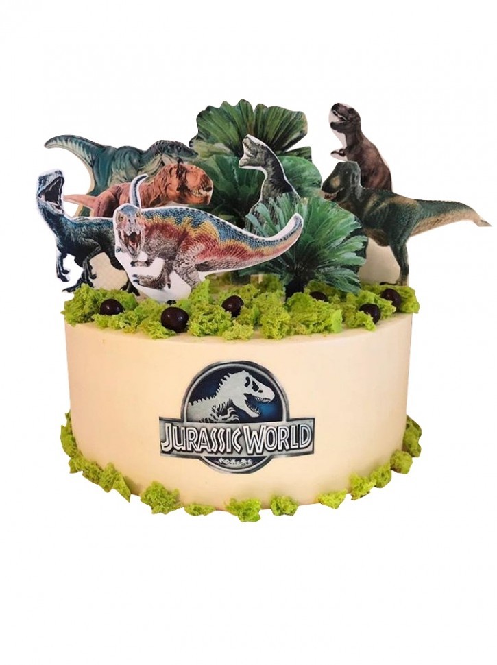 Торт с динозаврами из Мира Юрского периода №1480