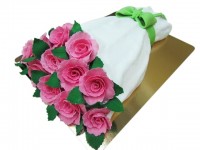 Торт Букет розовых роз