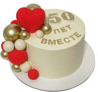 Торт на 50 лет свадьбы №1965
