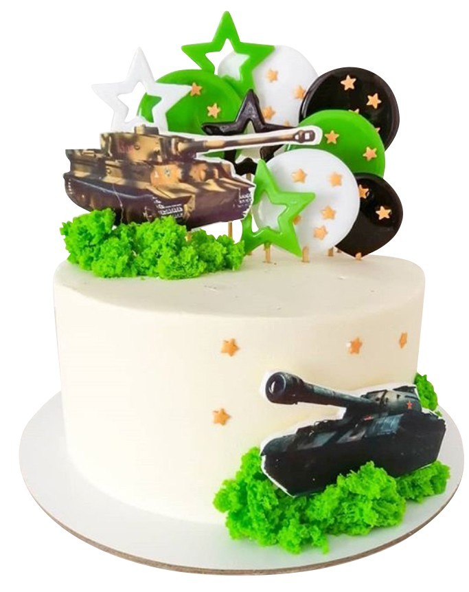 Торт с танками из World of Tanks №1905