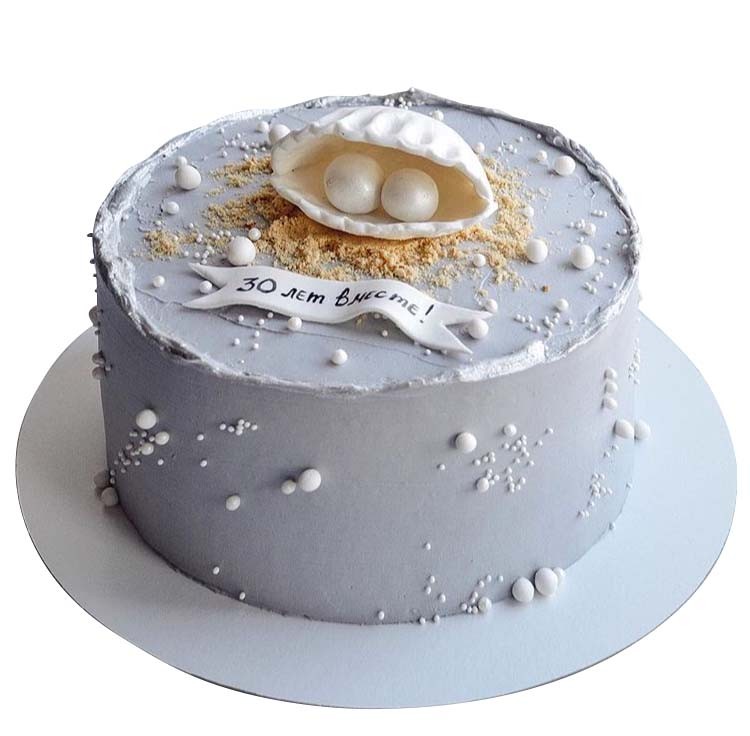Торт на жемчужную свадьбу №1535