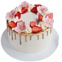 Торт с золотыми подтеками №2421