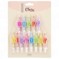 Свечи для торта HAPPY BIRTHDAY №20