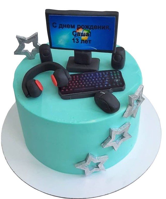 Торт в виде компьютера №1144