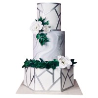 Свадебный торт Геометрия №3771