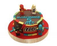 Торт с фигурками Лего №585