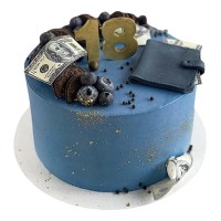 Торт с кошельком и долларами №3175