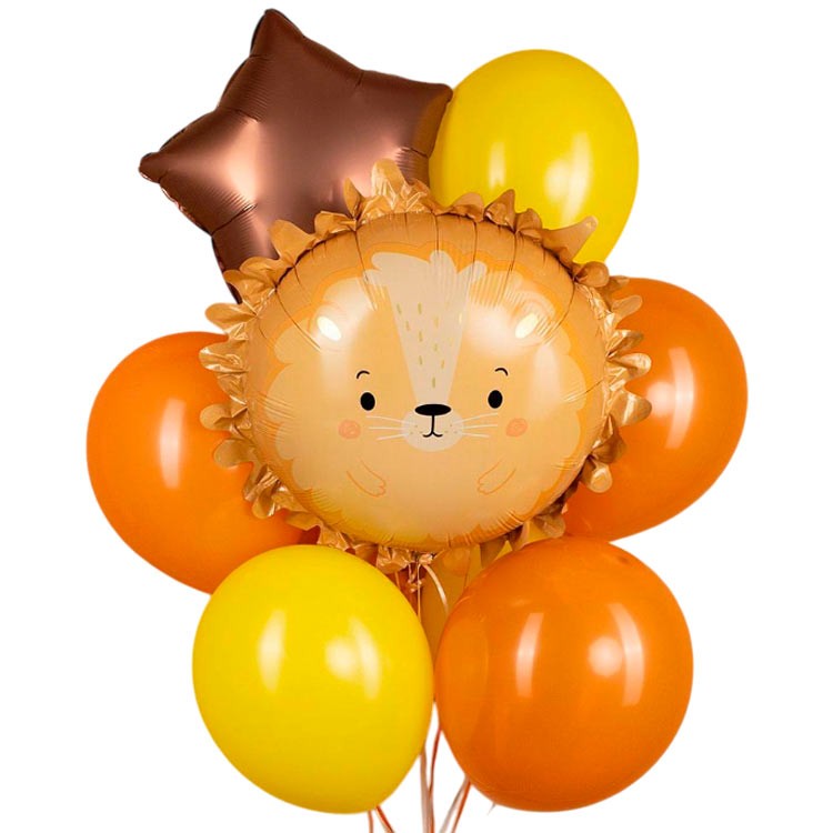 Воздушный шар фольгированный Лев №755