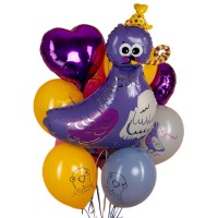 Воздушные шарики с фольгированной фигурой птицы №709