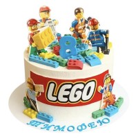 Торт Лего на 8 лет №3178