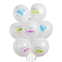 Воздушные шарики со скриншотами переписки №1218