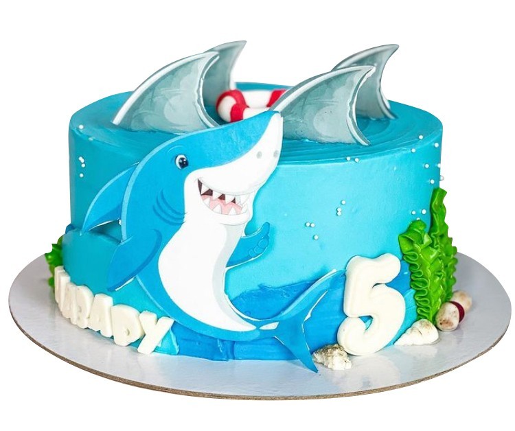 Торт с акулой №2146