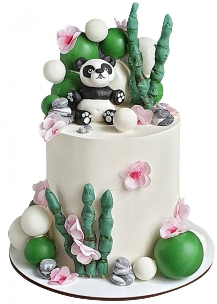 Торт с фигуркой панды №2016