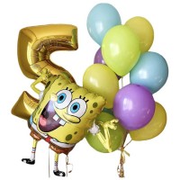 Воздушные шары Спанч Боб на 5 лет №243