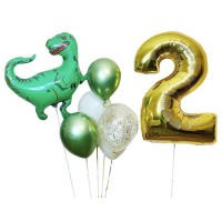 Воздушные шары с динозавром на 2 года №211
