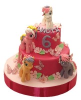Торт многоярусный с My Little Pony №645