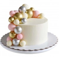 Торт с разноцветными шарами №2451