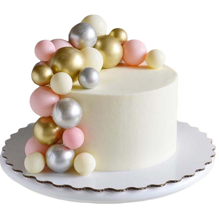 Торт с разноцветными шарами №2451