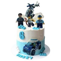 Торт Лего Полиция на 6 лет №3087