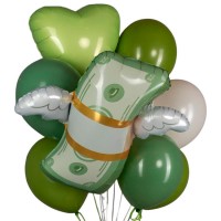 Воздушные шарики фольгированная купюра 100$ №769