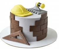 Торт со строительной тематикой №1895