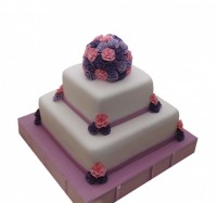 Свадебный торт Букет невесты №1051