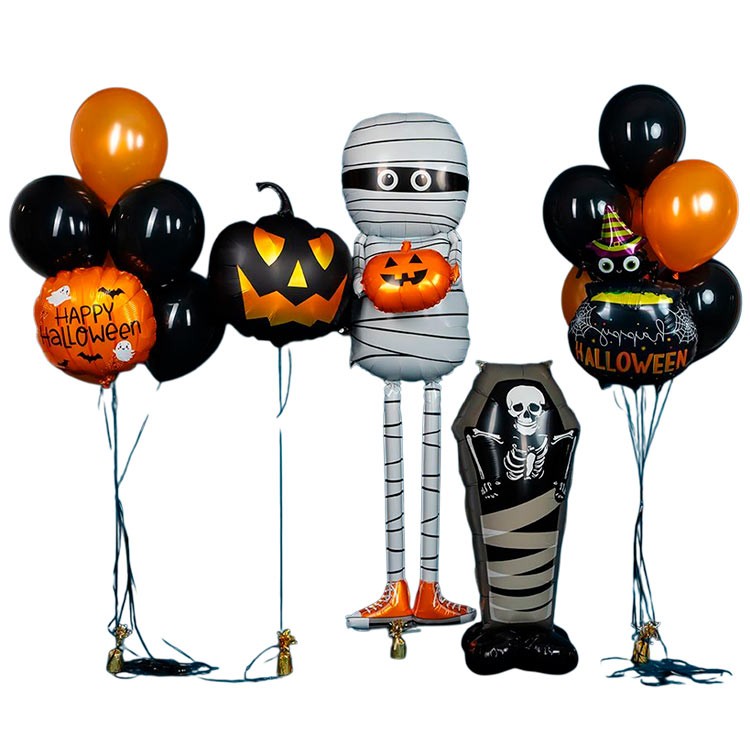 Набор шаров с мумией на Хэллоуин №1123