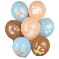 Воздушные шарики с Зайками, Мишками и Жирафами №543