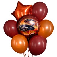 Набор воздушных шариков в стиле Hot Wheels №703