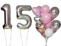 Фонтан из шаров для девочки 15 лет №38