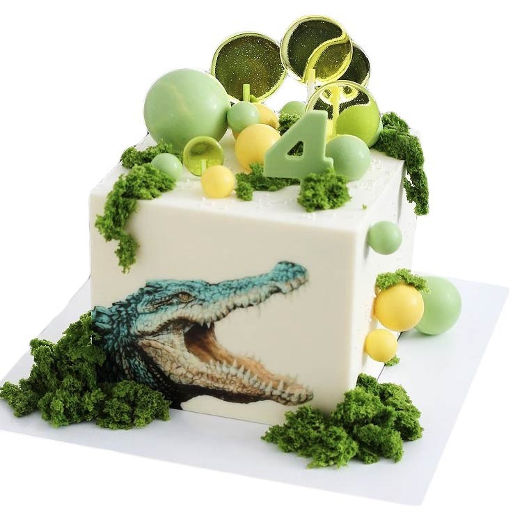 Торт с крокодилом на 4 года №2918