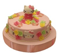 Торт Hello Kitty с жемчужными бусинами №695