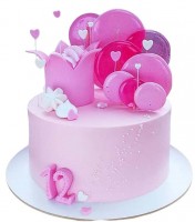 Торт с короной на 12 лет №2534