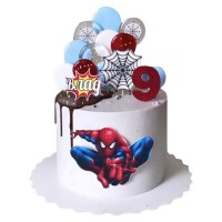 Торт Человек паук на 9 лет №3374