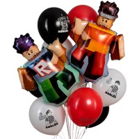 Воздушные шары с фольгированными фигурами Роблокс №930