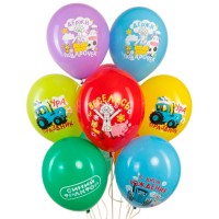 Воздушные шары с персонажами Синий Трактор №1167