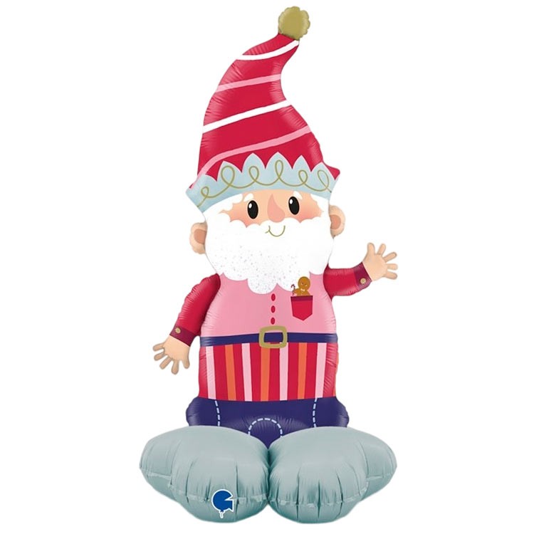 Воздушный шарик фигура Гномика на Новый Год №722