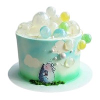 Торт Ежик с мыльными пузырями №3630