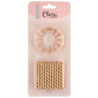 Свечи для торта Волна Веселья золотые №82