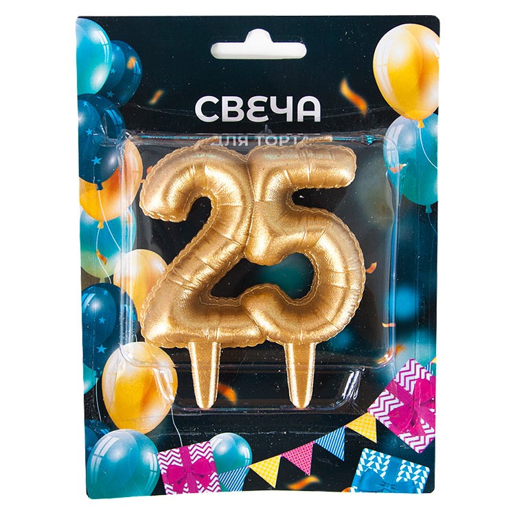 Свеча для торта 25 №47