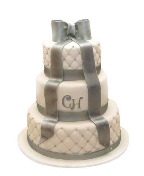 Свадебный торт с буквами имен №916