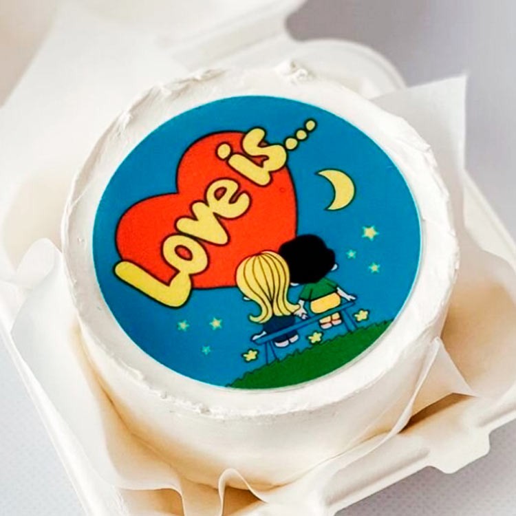 Бенто торт Лав Из №4031