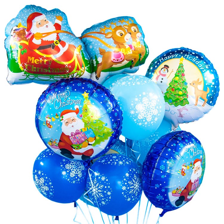 Композиция из новогодних шариков №732